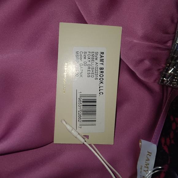 RAMY BROOK Foxy Embellished Cuff Dress 🆕 Size 00 - Picture 16 of 16